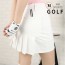 Women's summer back pleats currot golf skirt skirt