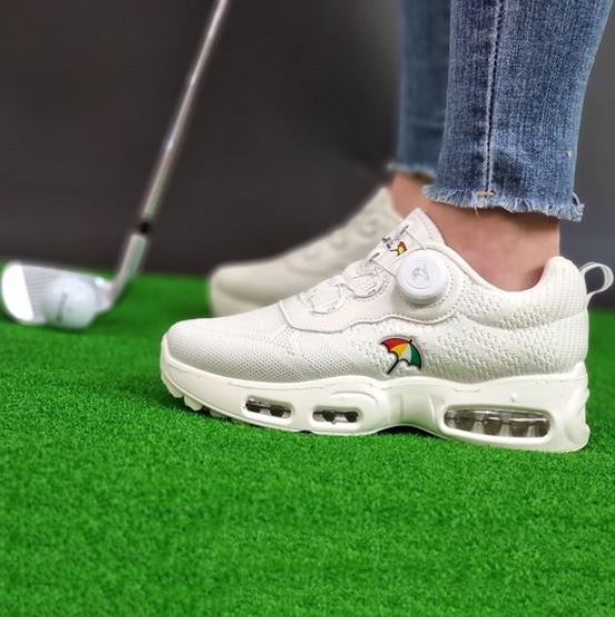 Arnold Pharma Dial Air Cushion Sneakers Combined Use Golf Shoes Spichris Height 5 cm Female Men