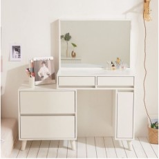 Full House Rachel Extension Storage Drawer Organizer Console Dresser Mirror Set