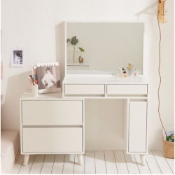 Full House Rachel Extension Storage Drawer Organizer Console Dresser Mirror Set