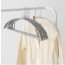 Comet Home Shoulder Anti-Horn Nonslip Hanger, Gray, 30 Pieces
