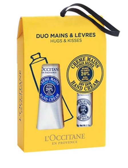 Loxitane Shea Butter Hand Cream + Lip Balm Stick Duo Set