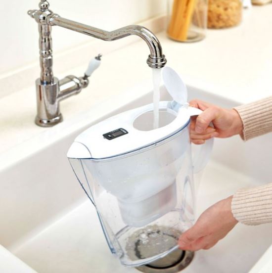 Brita Water Purifier Marella Cool White 2.4 L + 1 Korean Filter Basic Configuration